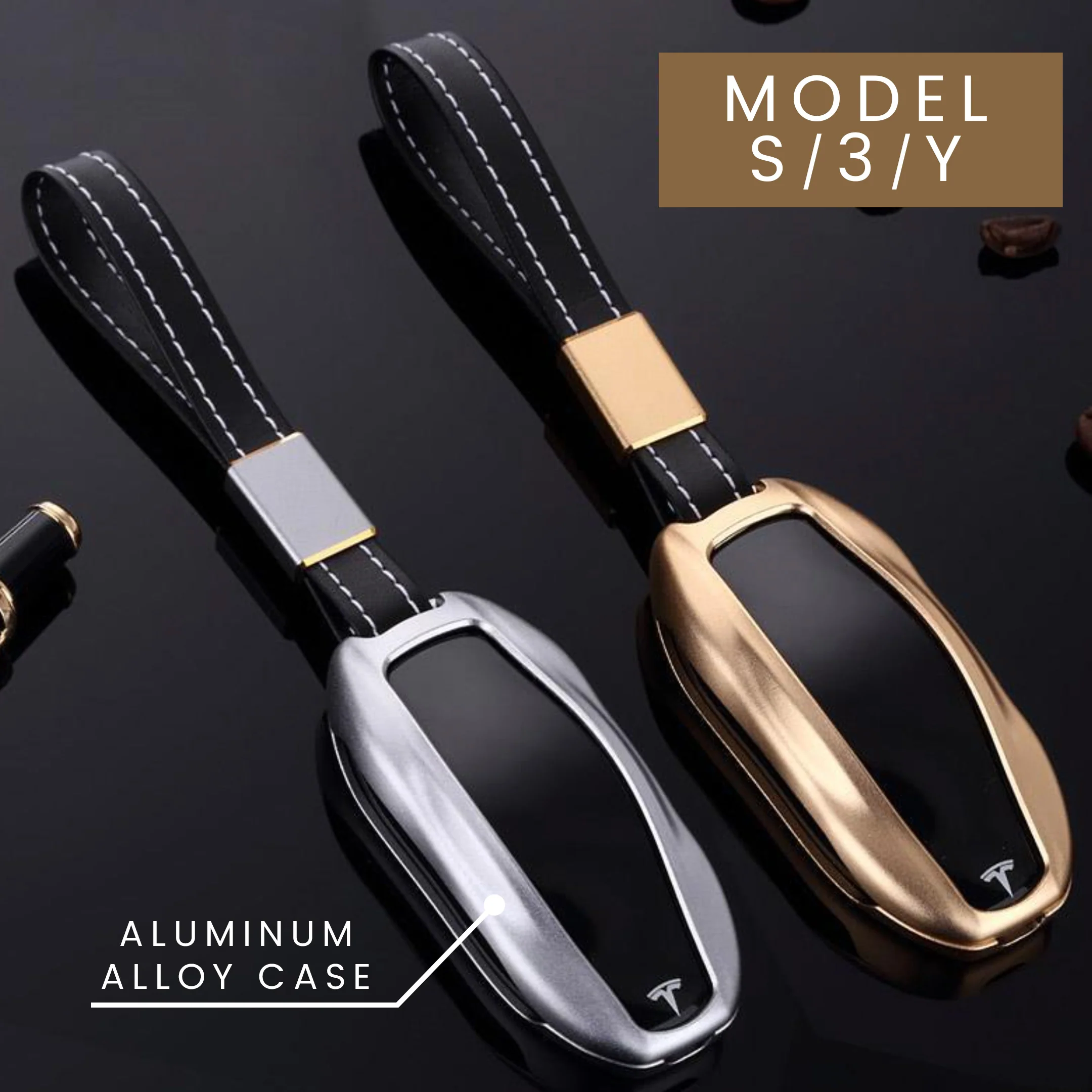 Tesla Alloy Key Fob Case - Image 4